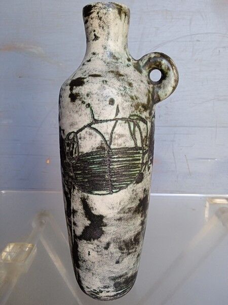 Vase 21cm ceramic by Jacques Blin 1950s