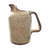Speckled beige sandstone pitcher