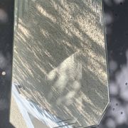 Miroir, centre de table, à poser, biseaute et ciselé, art deco