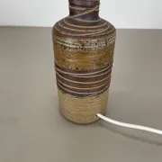 31 cm High Ceramic Table Lamp Base, 'Studio Pottery', by Tue Poulsen, Ceramic Denmark, 1970