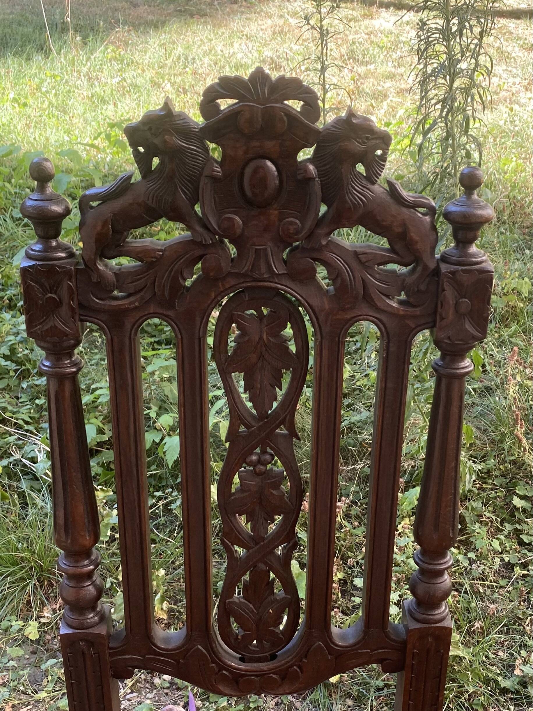 Antique chairs in the Henri II style