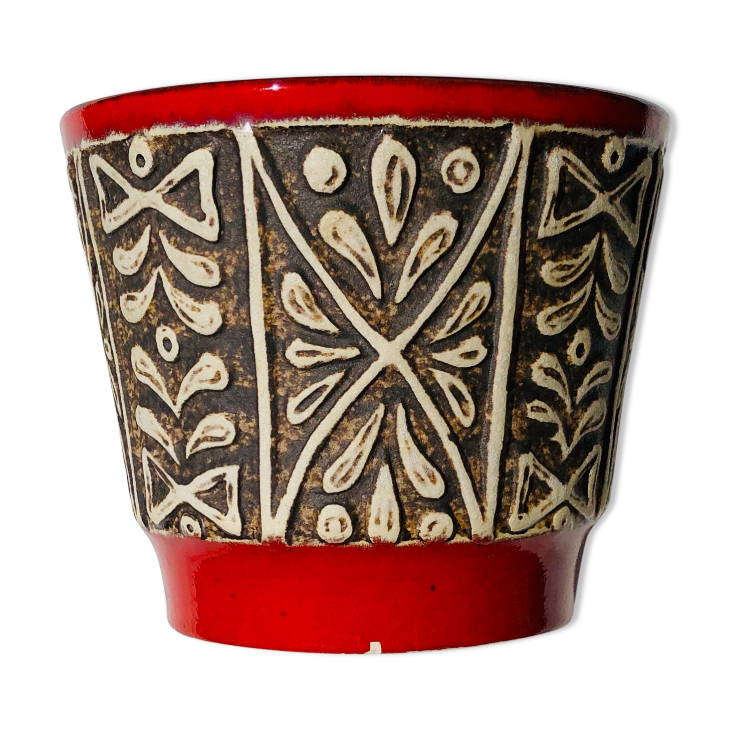 West Germany 1950 ceramic pot cache