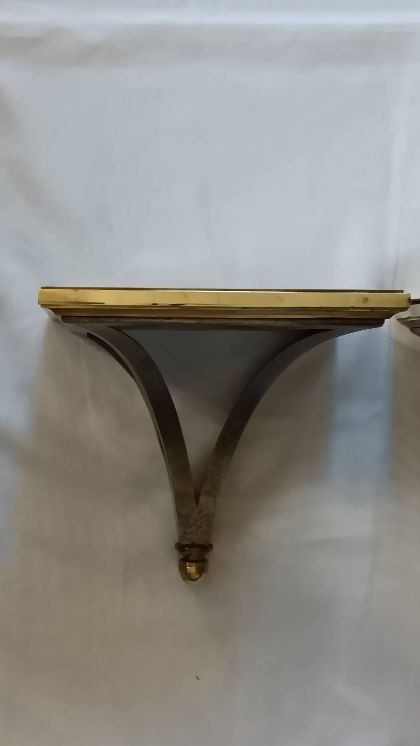Paire d'appliques maison Jansen
