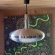 Chandelier, Pendant light, Ceiling light, Designer "Solken Leuchte", 70s