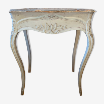 Jardinière époque Napoléon III style Louis XV en bois laqué