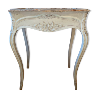 Jardinière époque Napoléon III style Louis XV en bois laqué