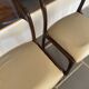 Paire de chaises Baumann modèle traîneau