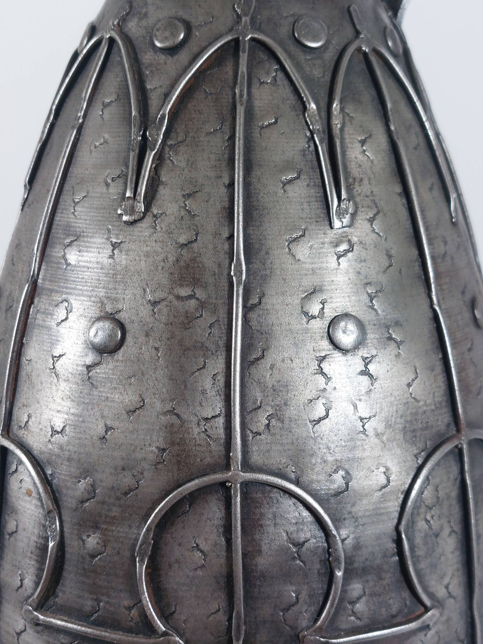 Rare hand-forged metal pitcher and craftsmanship from France.