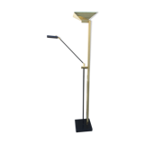 Hallogenous floor lamp with articulated arm