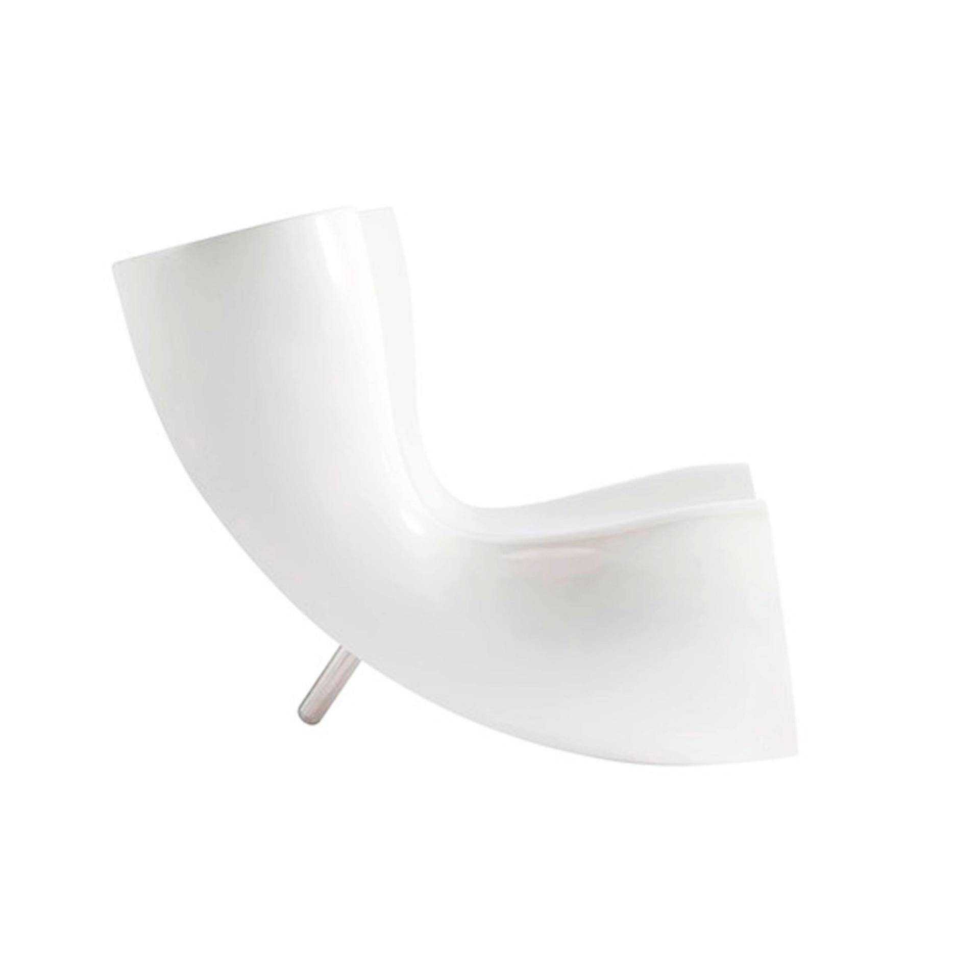 Modern White Felt Chair Designed By Marc Newson, Italy 90s