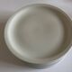 Set of 7 Scandinavian modernist flat plates in ivory earthenware