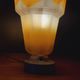 Art Deco wall lamp in porcelain and sandblasted glass, 1940s