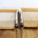 Pair of Marcel Breuer B64 chairs