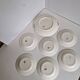 Badonviller art deco platter and 6 dessert plates