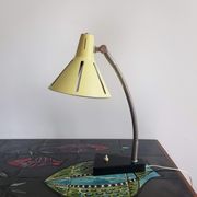 Vintage yellow desk lamp Hala "sunseries" signed H.Busquet 1950