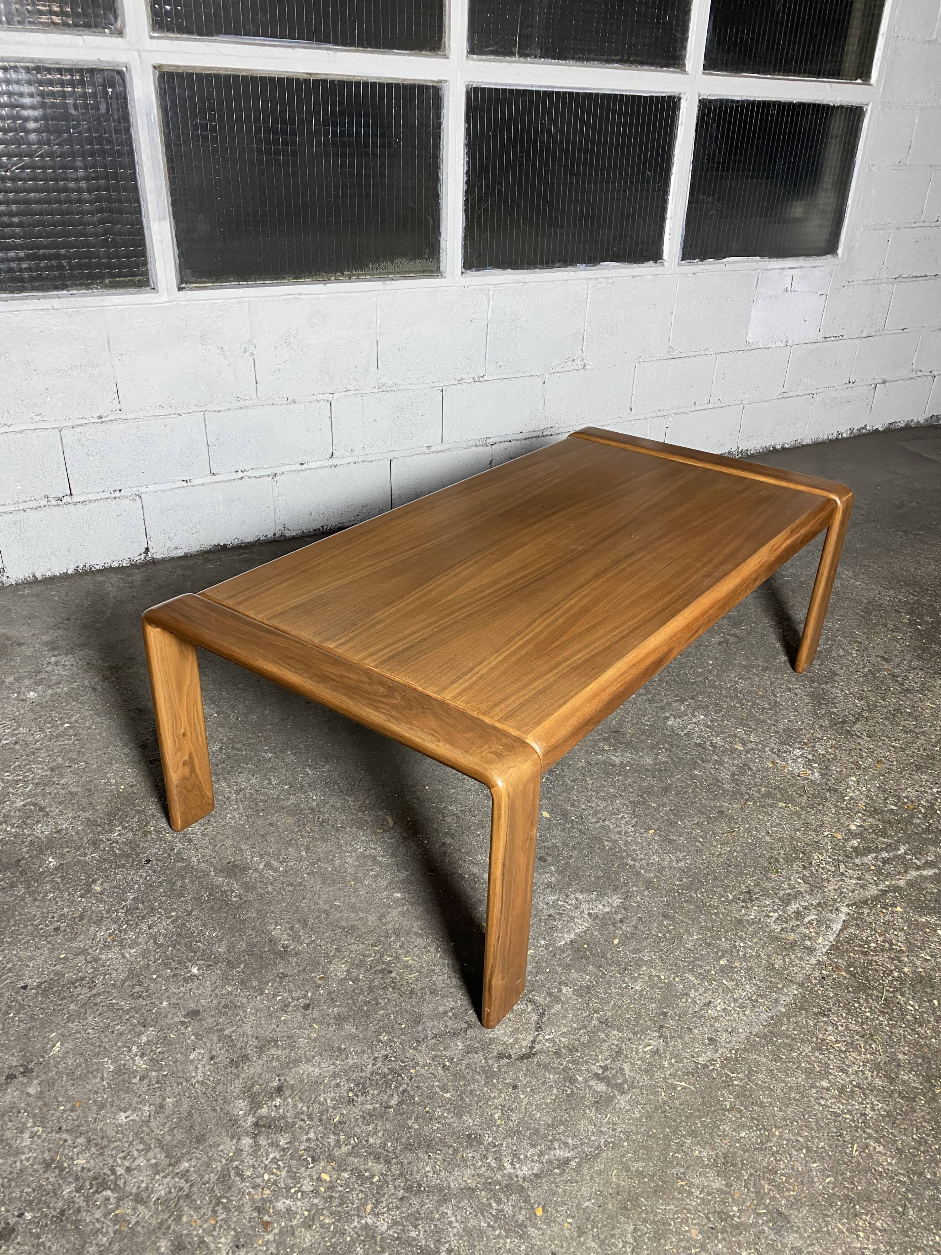Vintage Scandinavian teak coffee table, 1960