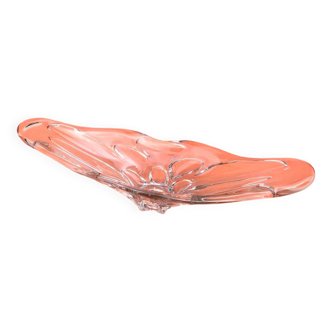 1970s Fruit bowl / Centrepiece transparent glass