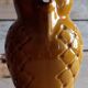 Vintage "Mireille" honey yellow ceramic pitcher – Tufted decor