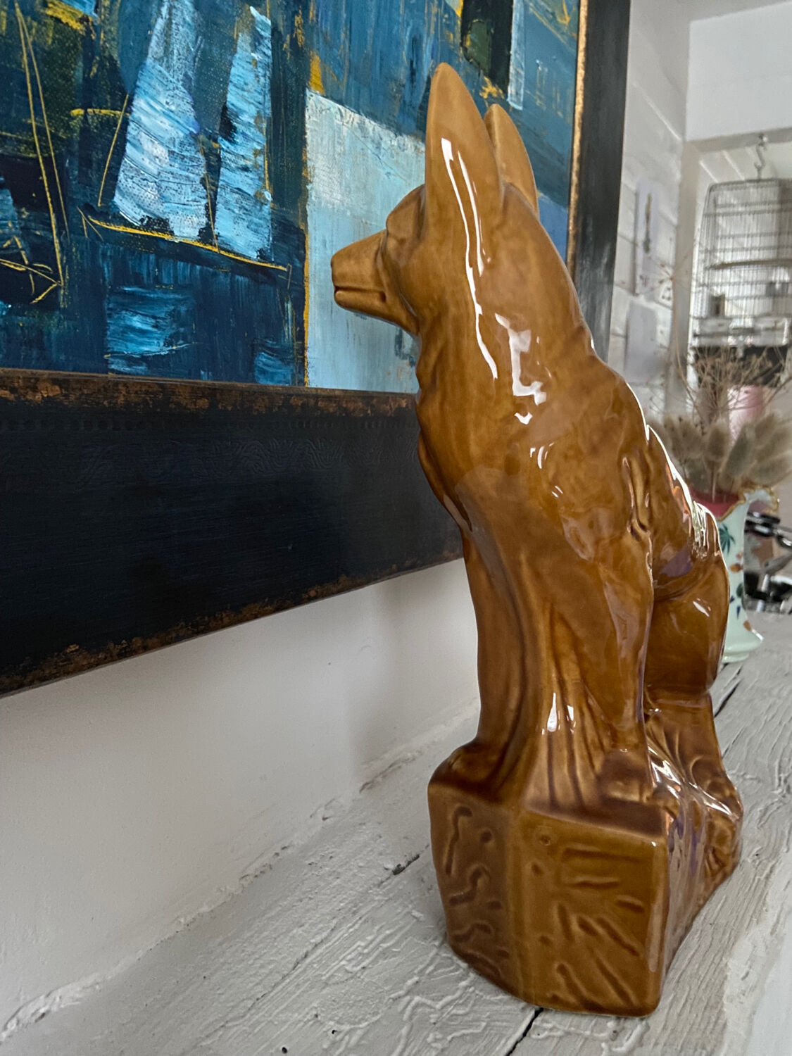 German Shepherd Statuette