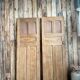 Pair of oak wardrobe doors