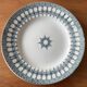 6 antique flat plates in earthenware from Saint-Amand (Nord)