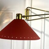 Adjustable wall lamp vintage lunel edition by robert mathieu of the 50s