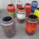 Set of 15 Scheurich Germany Vases model 231-15