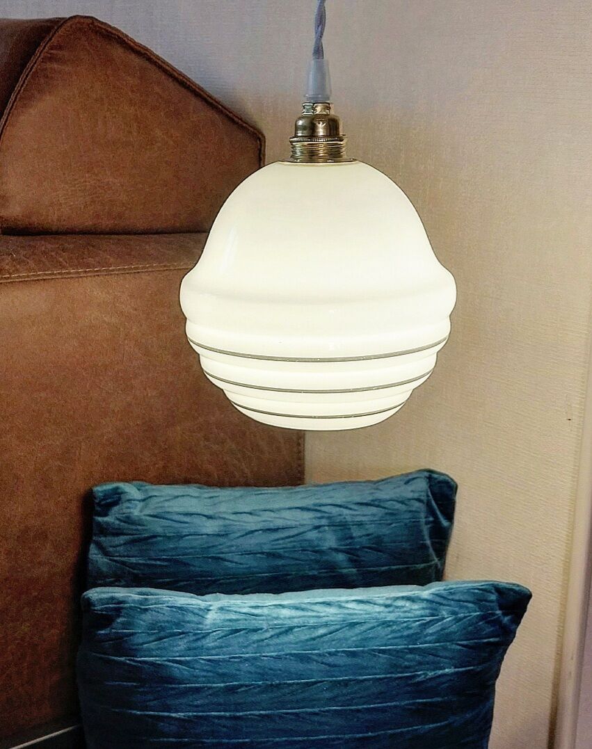 Vintage opaline walker