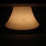 Italian mid-century brass and plastic pendant lamp, 1970s