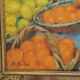The citrus seller by Suzanne Hurel oil on canvas