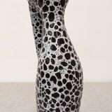 Ceramic vase by Marino Le Vaucour in Vallauris, France, circa 1960.