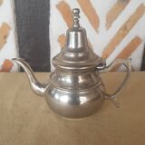 Oriental teapot silver metal