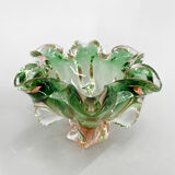 1960's Art Glass Bowl by Josef Hospodka for Chribska Glassworks, Czechoslovakia