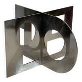 Minisculpture  Acier inoxydable de Nicolas Schöffer, 1969