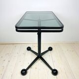 Large black Italian coffee table by Allegri Arredamenti, 1970s.