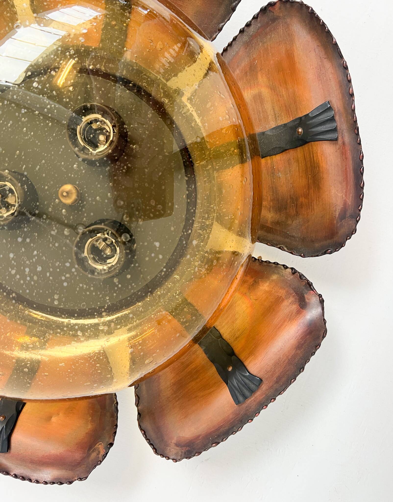 Brutalist air bubble ceiling lamp by Koch & Söhne, 1960’s