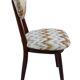 'Heart' Chair Mid-Century Modern, Yellow Velvet Gaston Daniela Jacquard, Dark Wood, Europe 1960s