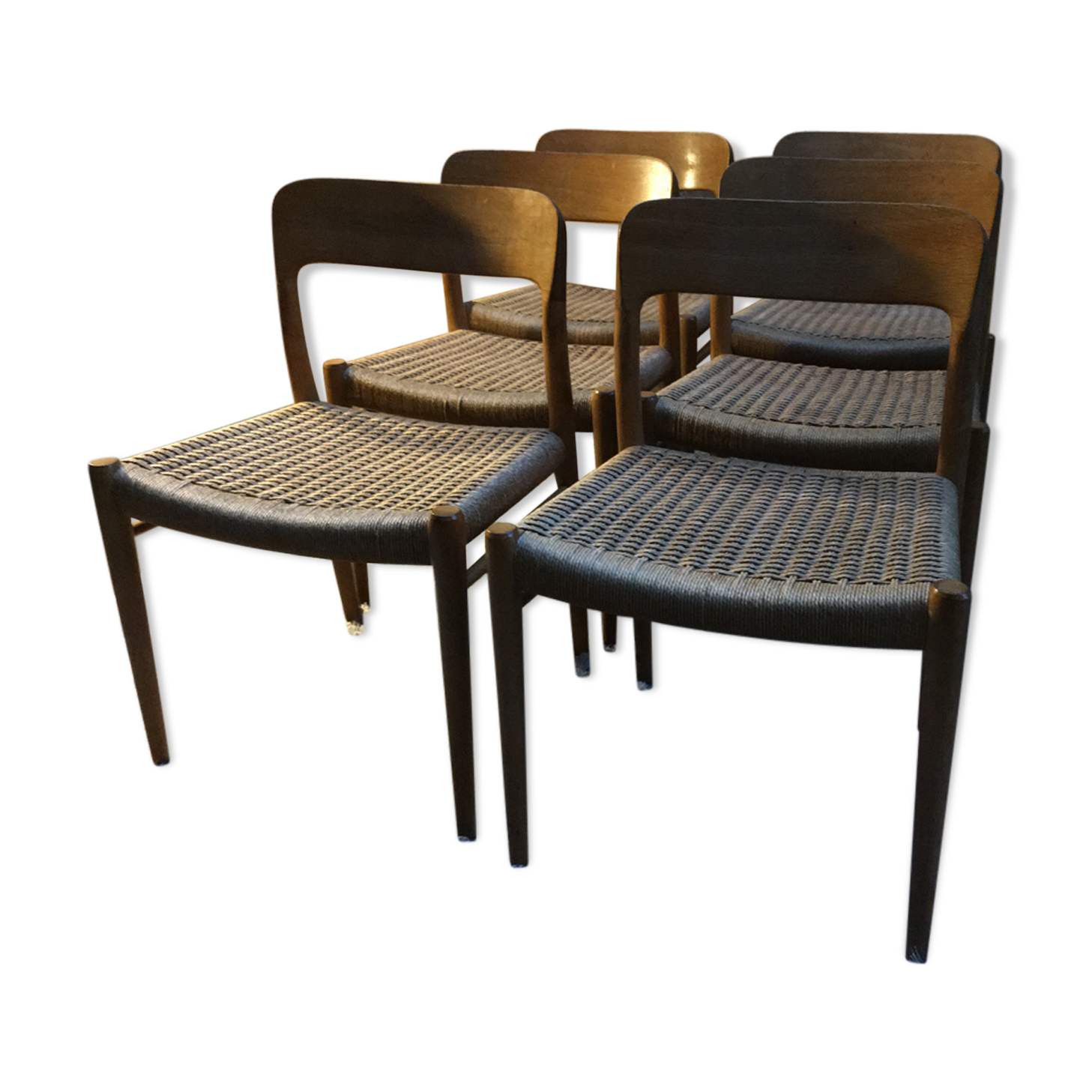 set of six Danish Chair of Niels O MÖLLER