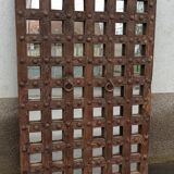 Original wooden mirror with braces