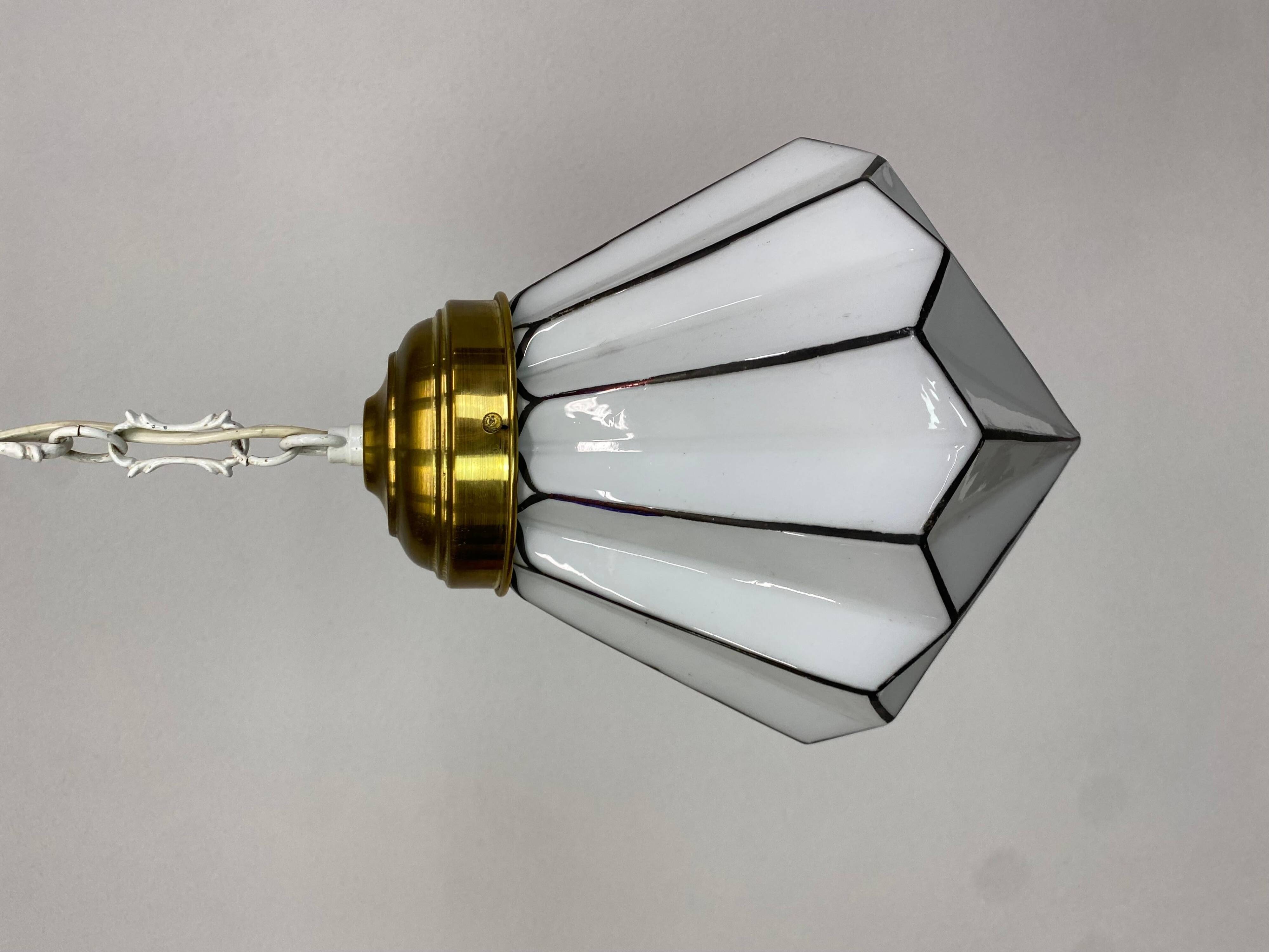 Cubist Art Deco pendant