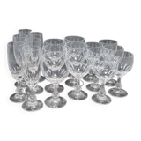 Crystal glassware set - 18 pieces