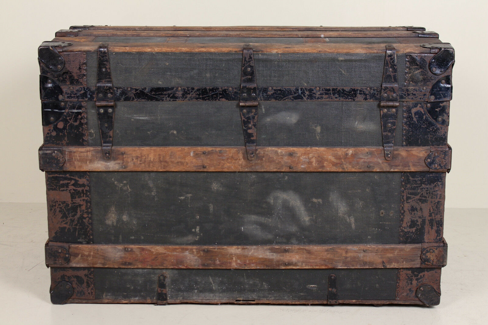 Antique vintage wooden chest