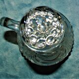 Carafe ewer for wine or water crystal cross of lorraine