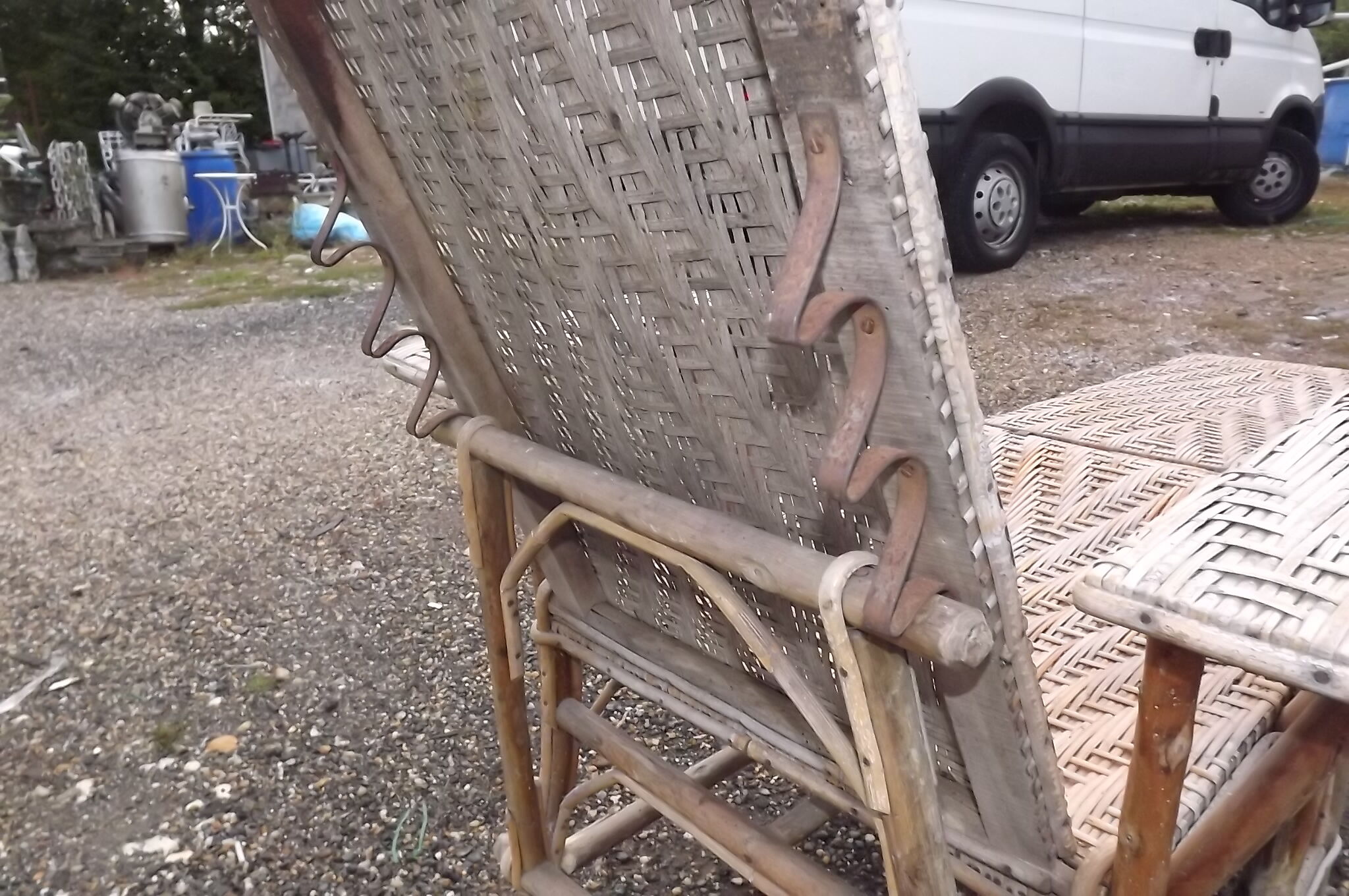 Chair Lounger Wicker of the 1960s