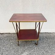 Desserte vintage roulante