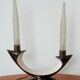 Verceram iridescent ceramic lamp France c.1960