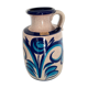 Carstens vase West Germany blue floral motifs
