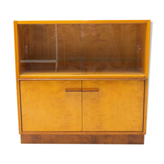 Mid century glazed cabinet, UP Závody, Czechoslovakia, 1960´s