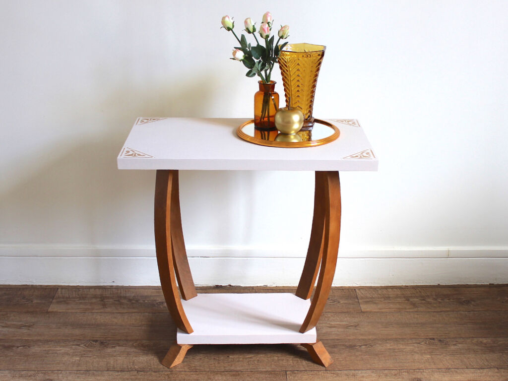 Art-Deco side table revamped