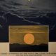 Ancienne illustration sur le soleil vu de Saturne et de la Terre – 1930